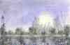 A George Fanshawe pastel landscape